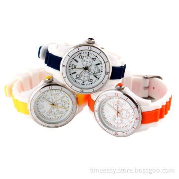 Plastic Quartz Fashion Gift Colourful Silicone Watches